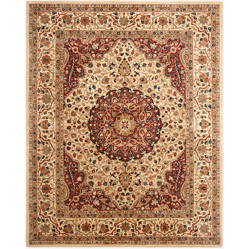 Tapis en laine touffeté à la main Bermondsey, Rectangle 7 pi 6 po x 9 pi 6 po