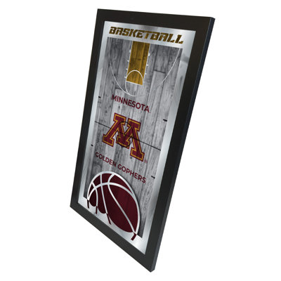 « basket mirror », impression encadrée NCAA