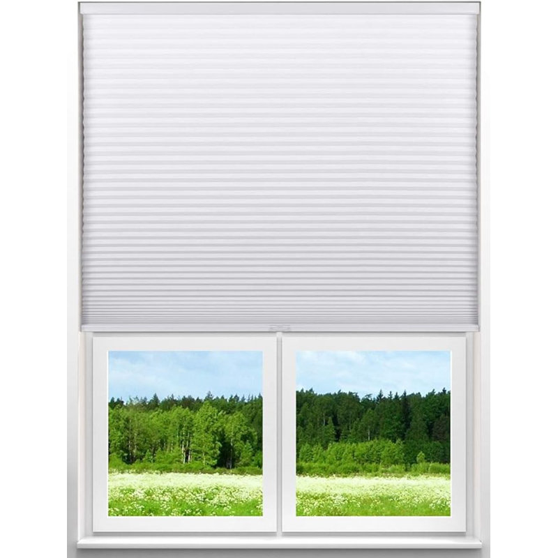 Honeycomb Blackout White Cellular Shade, 24"W x 48"L