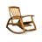 Outdoor Acacia Wood Rocking Chair With Retractable Foot Panel,Rocker Patio Rocking Chair For Porch, Patio, Balcony-1809527223