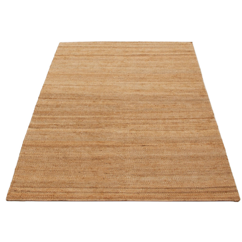 Kilim en jute beige tissé à la main Palas Denizli, Rectangle de 5 pi x 8 pi