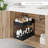 StorageBud 2 Tier Non-Slip Grip Under Sink Organizer with Utility Hooks, Side Caddy & Sliding Drawer-79700252
