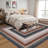 Machine Washable Rug for Living Room Braided Print Non-Slip Area Rug Stain Resistant Carpet for Dining Room Bedroom Nursery Office-2118337136