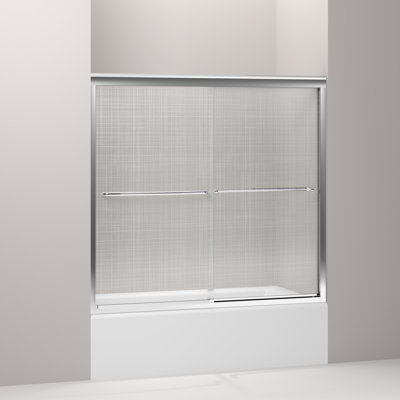Fluence 57" x 55.75" Bypass Bath Door with CleanCoat® Technology