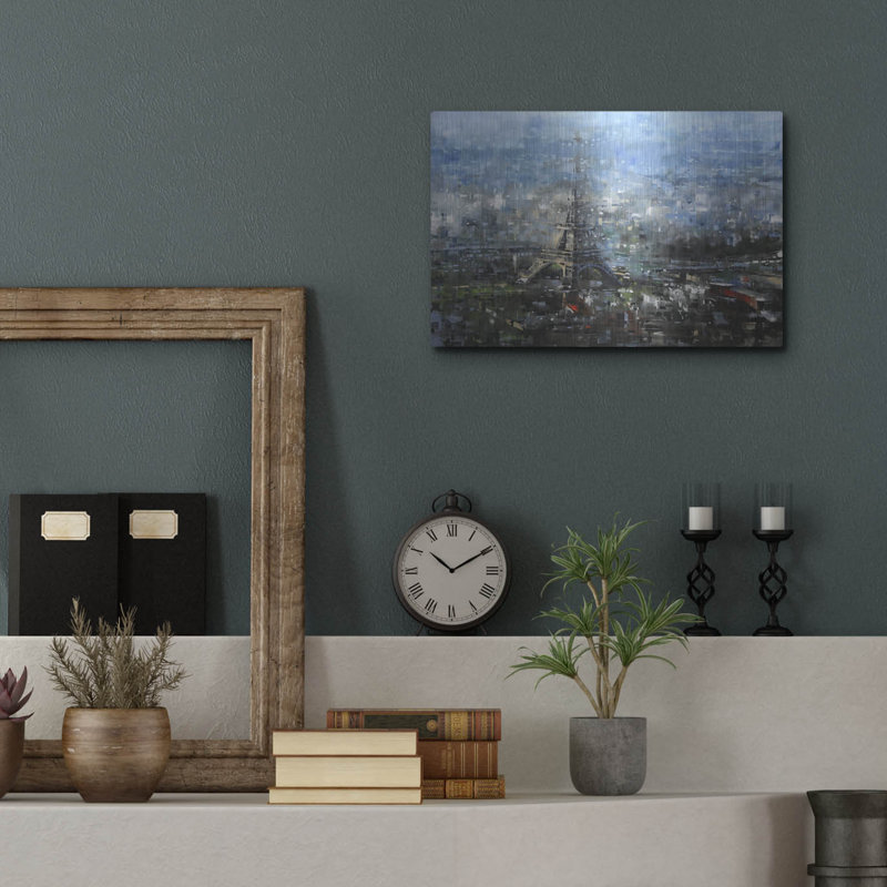 «Blue Paris» par Mark Lague, H 12 po x l 16 po