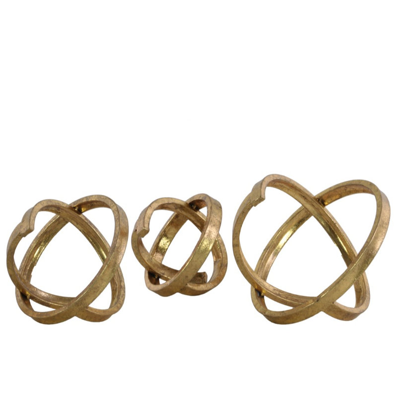 Godbout Abstract Figurines & Sculptures, Gold
