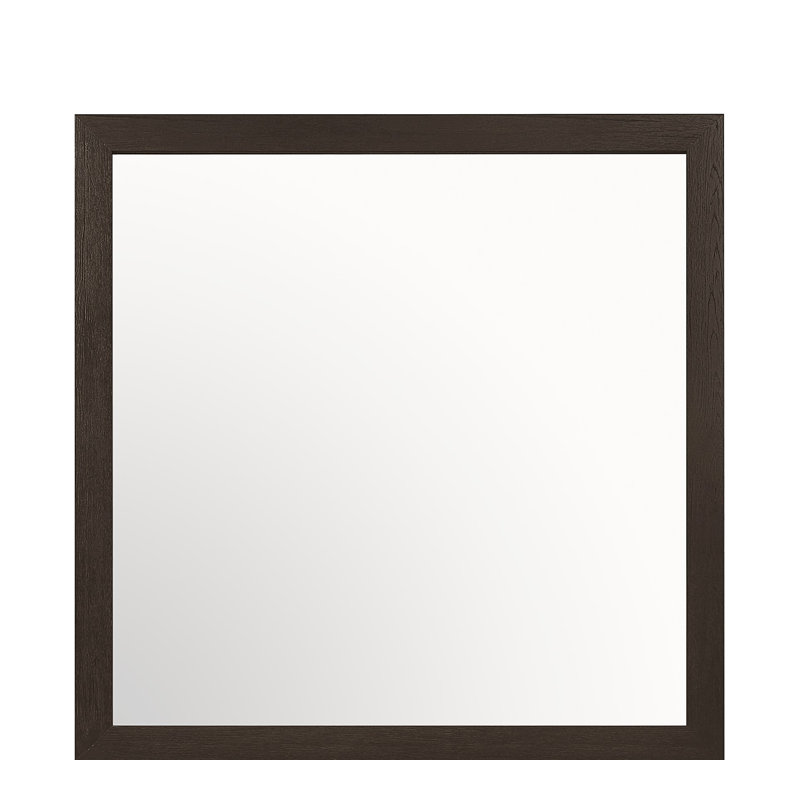 Valverde Engineered Wood Flat Wall Mirror