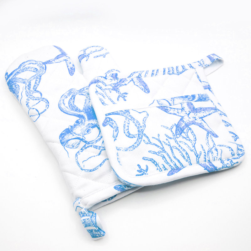 Sea Salt Oven Mitt Set