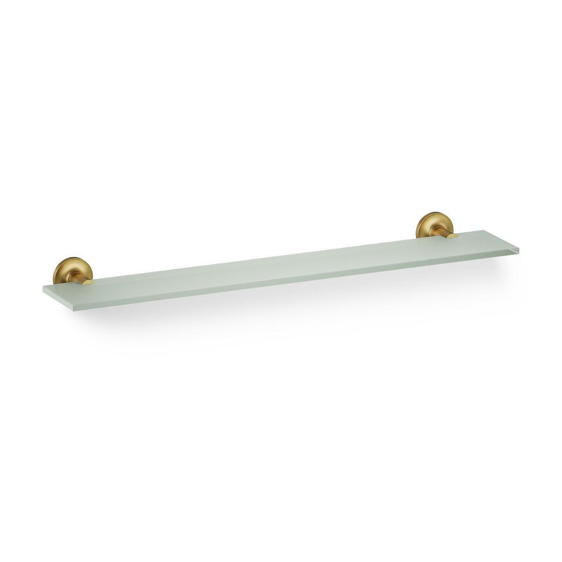 Purist® Recessed Wall SHelf, Matte Gold