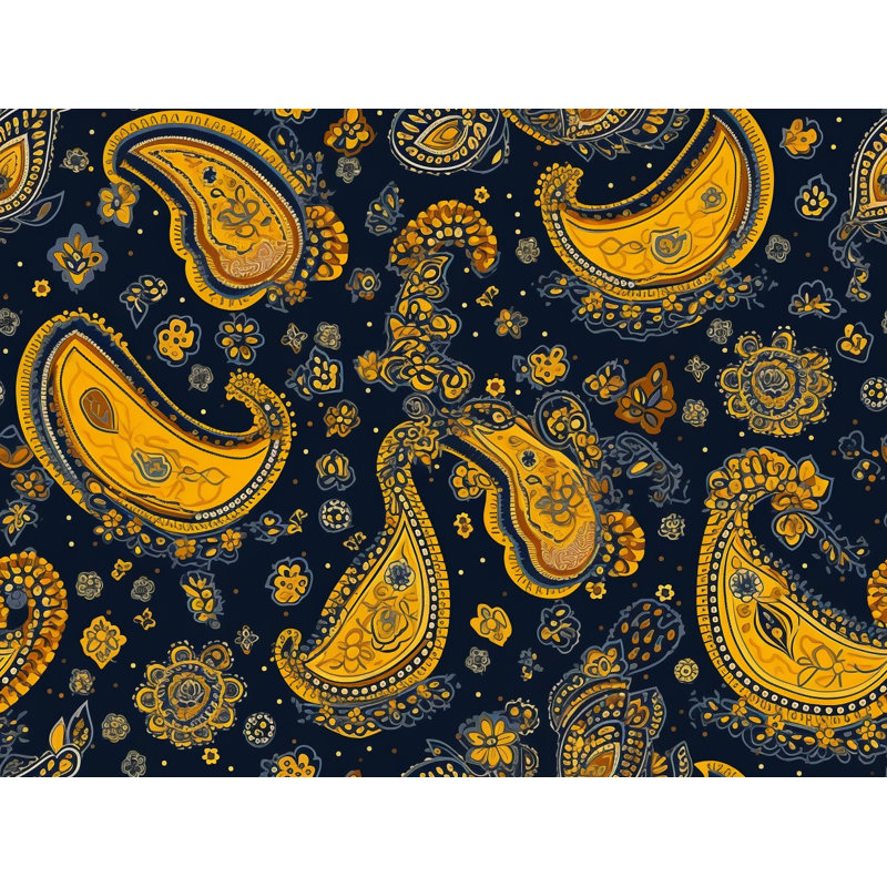 Jeté Paisley, L 68 po x L 80 po
