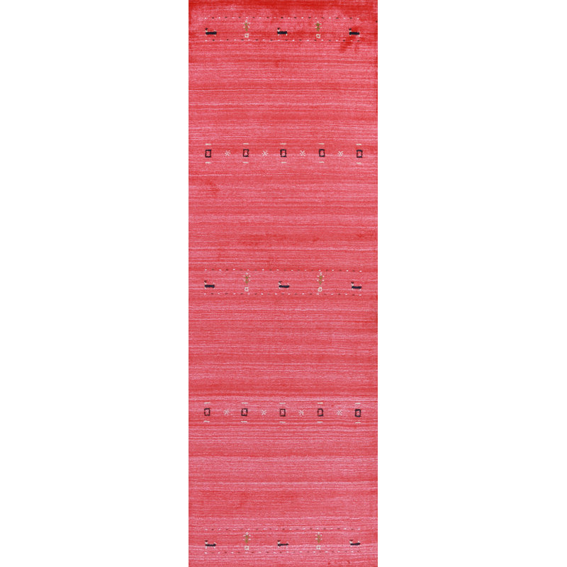 Tapis tribal rayé Gabbeh 3 x 10