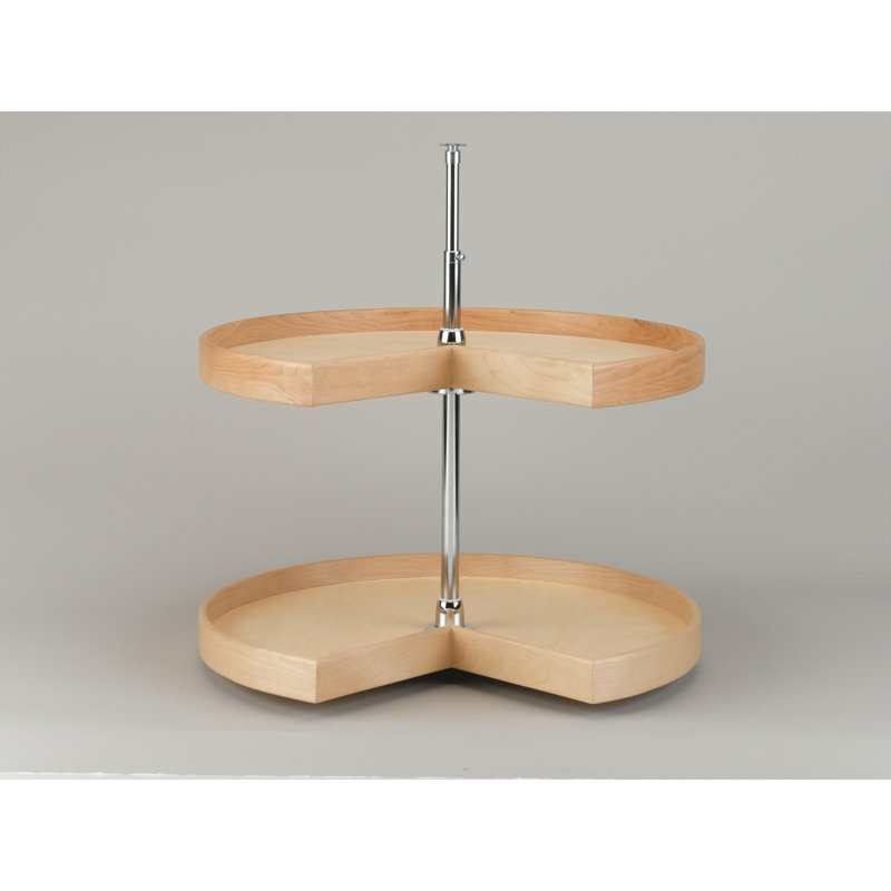 Plateau tournant en bois naturel Rev-A-Shelf, L 28 po