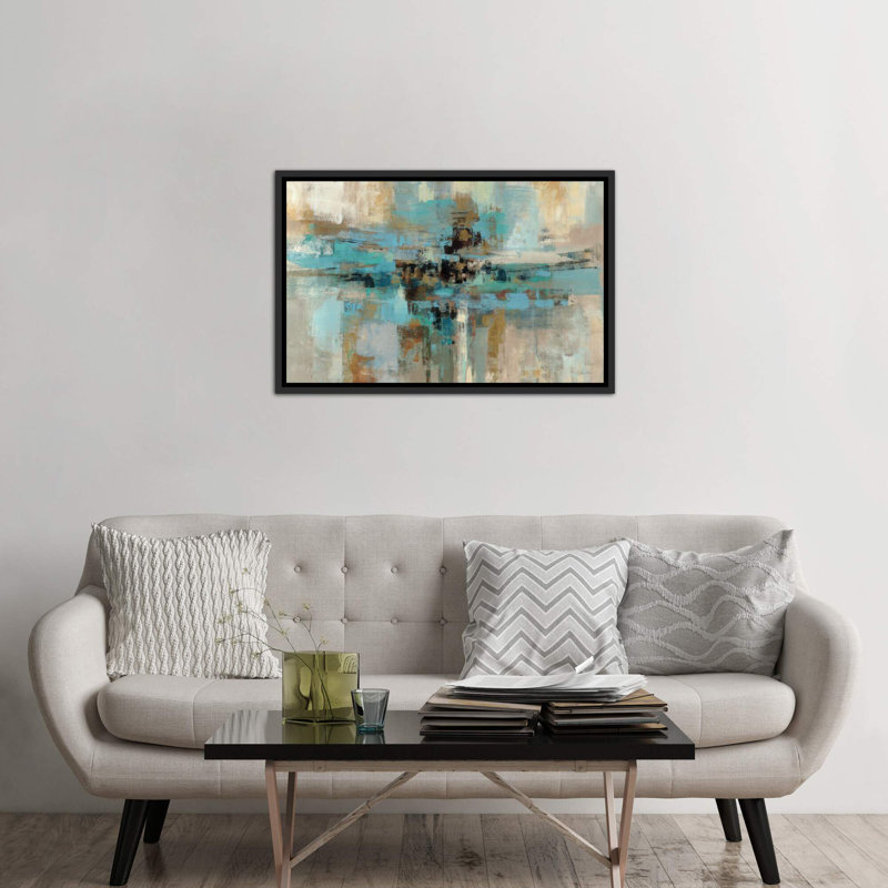 «Morning Fjord», impression, Toile avec cadre noir, H 32 po x l 48 po x P 1,5 po
