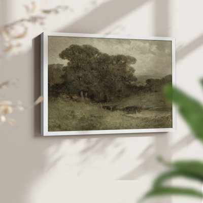 Paysages rétro-DCCXV-reproduction encadrée