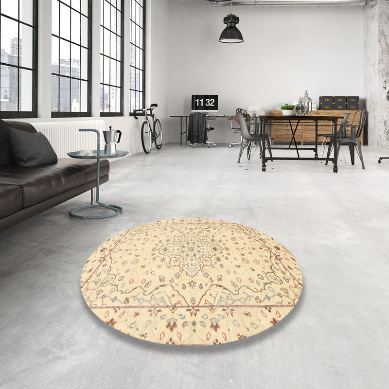 Annia Oriental Indoor Rug, Round 6'