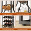 Wine Bottle & Glass Rack Brown
