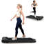 Tapis de course 3 en 1 pliable sous bureau, avec inclinaison à 9 %, moteur de 2,5 ch, vitesse de 1 à 8 km/h, télécommande, écran DEL, appareil de conditionnement physique multifonctionnel pour bureau, réglage silencieux, idéal pour la salle de sport.-136319085