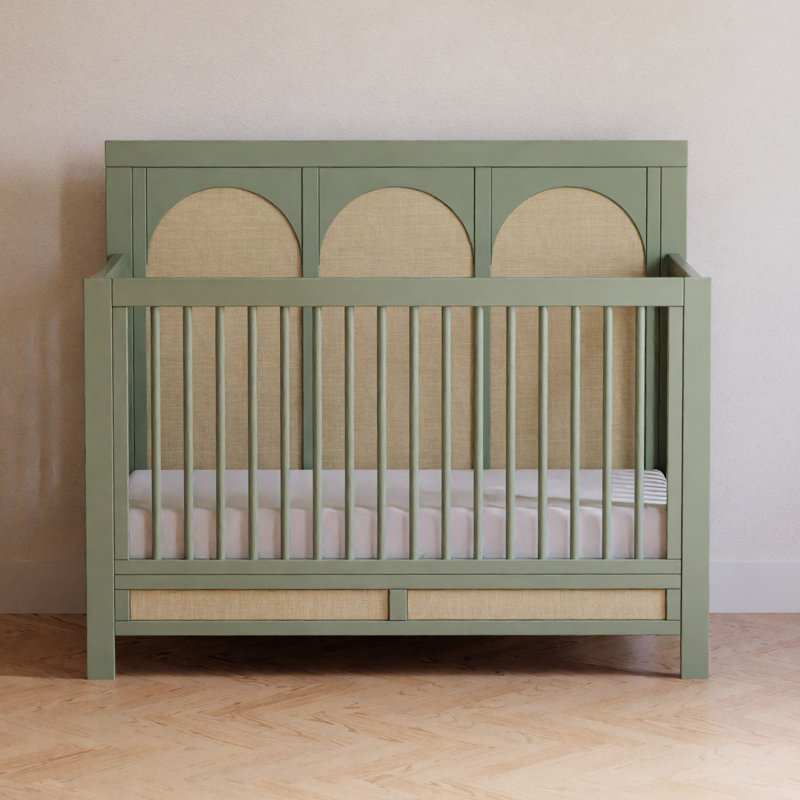 Eloise French Sage and Sand 4-in-1 Convertible Crib