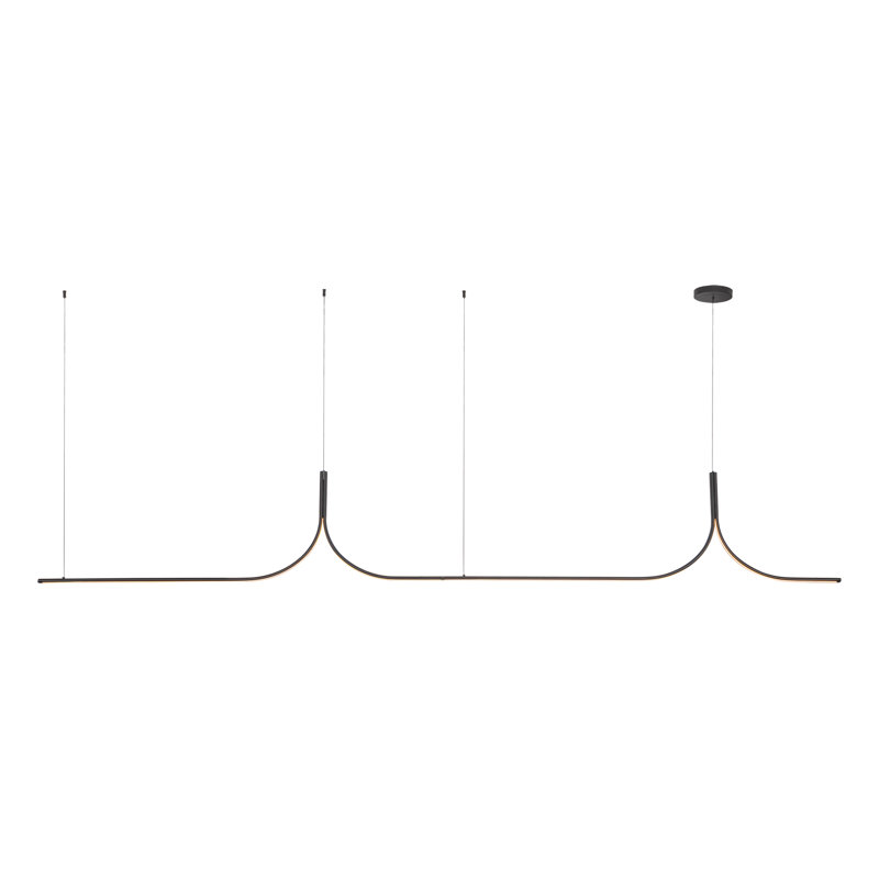 Thread Linear Pendant, 2 Lights, 137.63" H x 118.13" W x 1.25" D