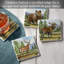 Ensemble de 4 sous-verres Mountain Lodge