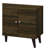 Attractive Walnut Tv Stand, Accommodates Tvs Up To 50-59", With Storage Shelves Desk Shelves, For 50-59