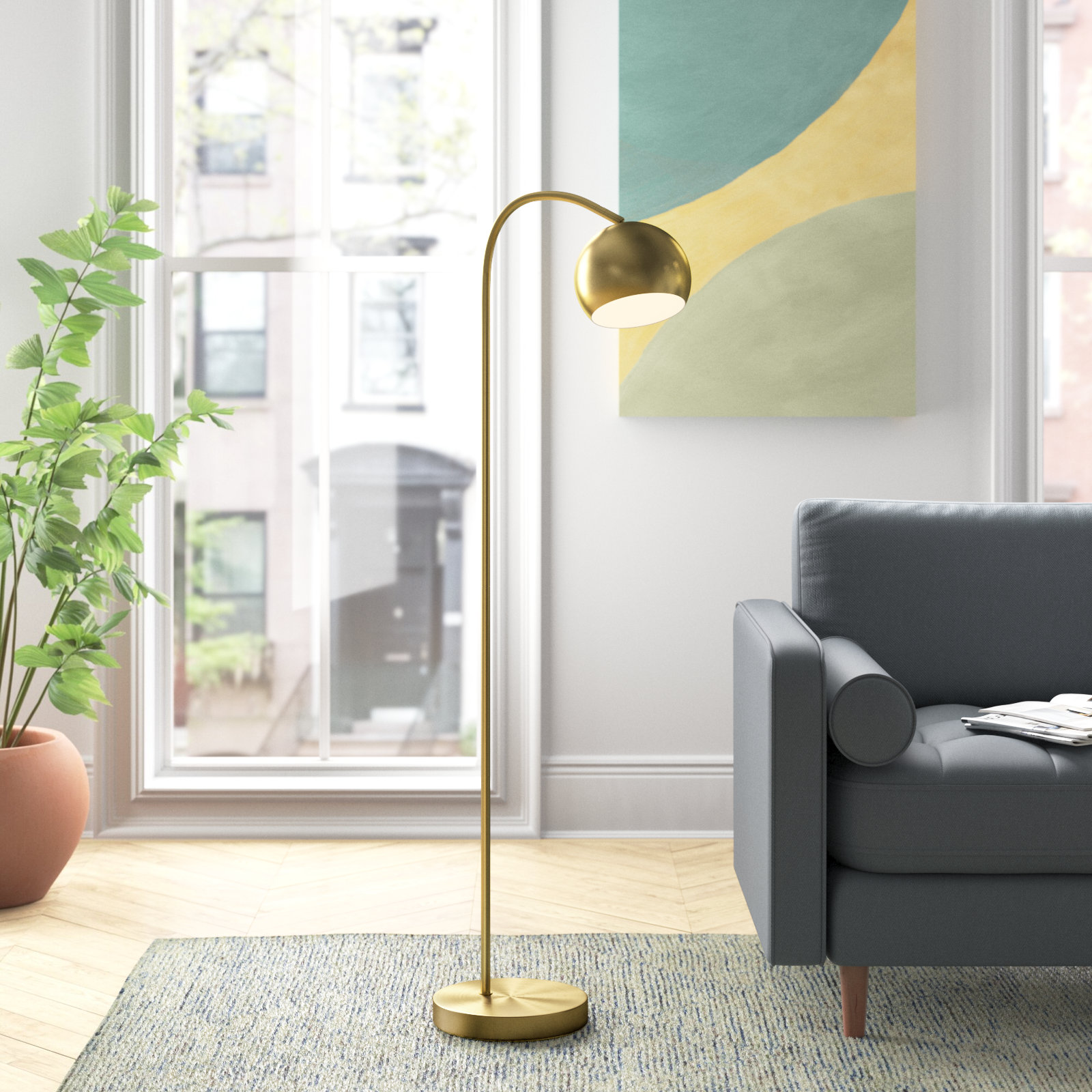 Mercury Row® Andrei 59" Task Floor Lamp & Reviews | Wayfair