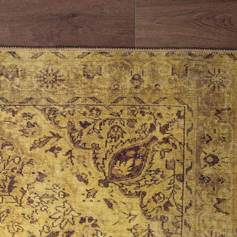 Luxurious Machine Washable Carpet, 100% Polyester, 7.5 x 10.8 Feet | Pile Height: 0.2 Inches, 1850 g/m² | Recycled Poly Cotton Underside, Easy Care, Perfect for Living Room & Bedroom, Soft & Durable Design