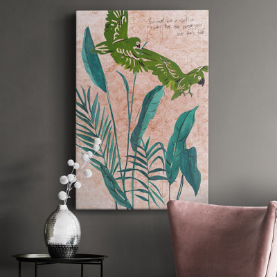 La chanson tropicale I, reproduction sur toile tendue