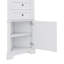 Tall Triangular Corner Cabinet With Triple Drawers And Customizable Shelves For Bathroom Kitchen-117531016