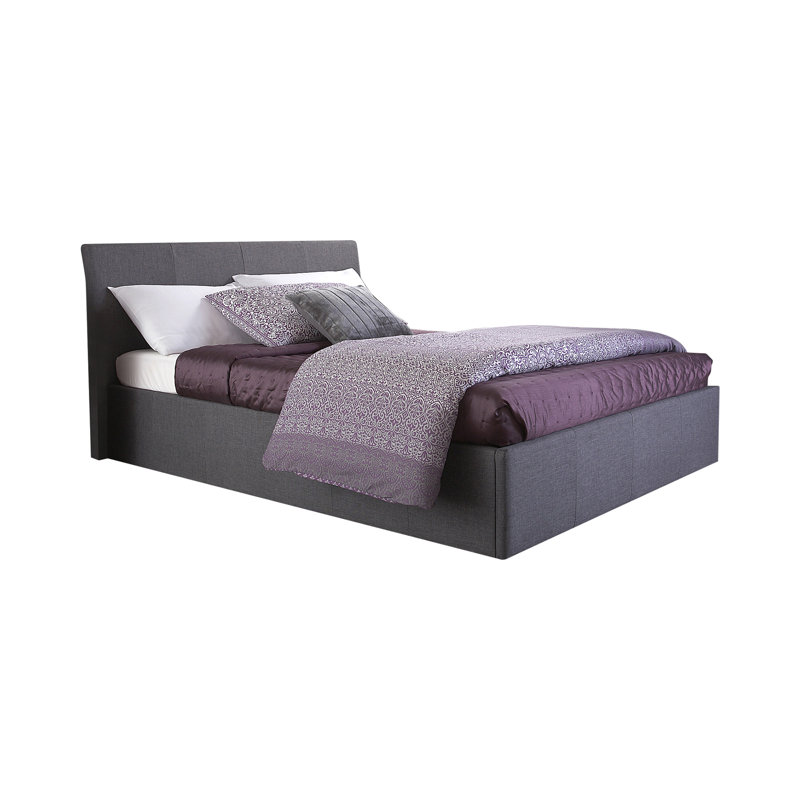 Baucom Upholstered Ottoman Storage Bed, Kingsize (5'), Grey