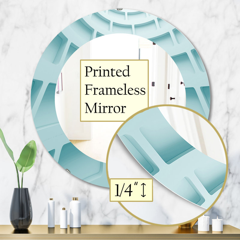 Miroir mural Waves 4, H 31,5 po x l po