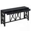 Console en placage d'acacia de 60 pouces avec 4 tiroirs et rangement inférieur ouvert-1336459924