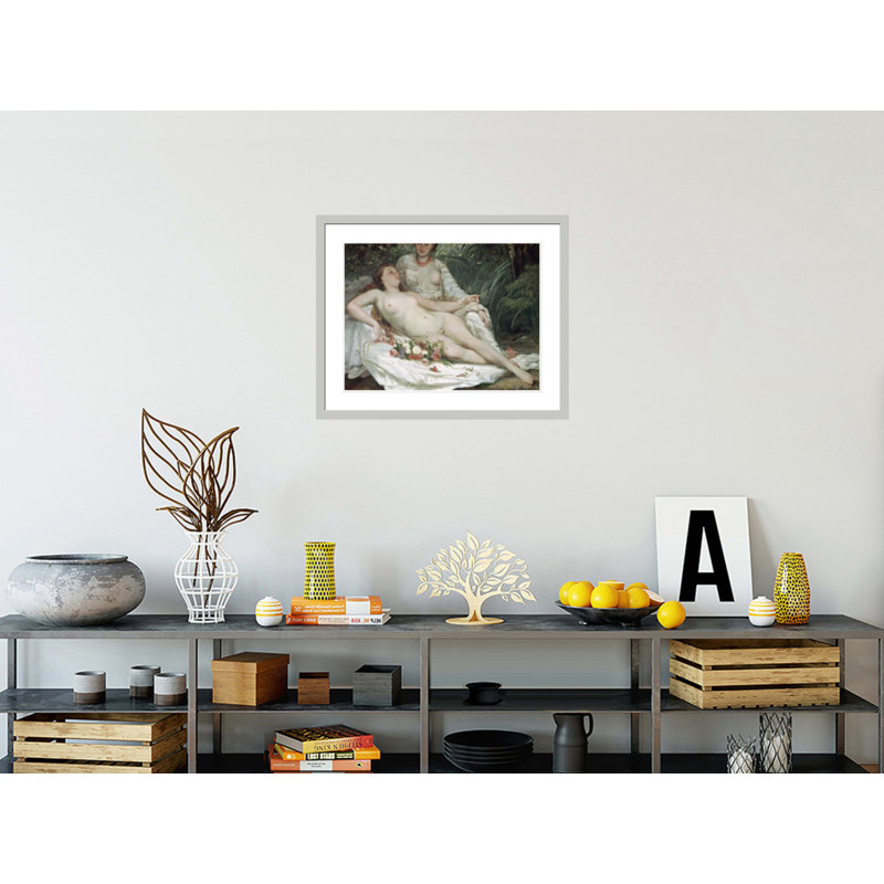 «Bathers or Two Nude Women» par impression giclée encadrée, 23,5 po H x 29,09 po L