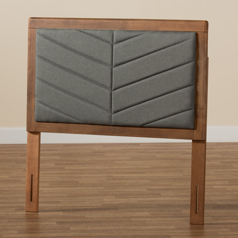 Joran Upholstered Headboard, Twin, Dark Gray