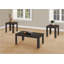 Ensemble de table, ensemble de 3 pièces, café, bout, côté, décor, salon, stratifié brun, transitionnel-1260691729