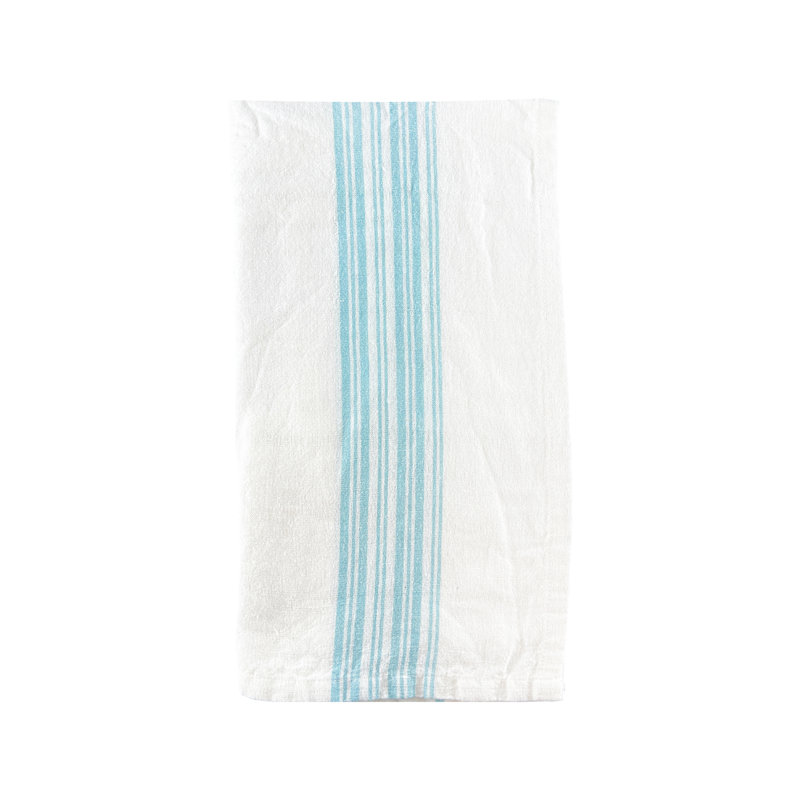 Ensemble de 2 serviettes à thé Dinard, Bleu clair