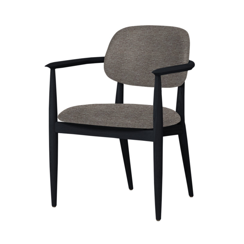 Chaise Slow de Space Copenhagen, Chêne noir, Ère CSE02
