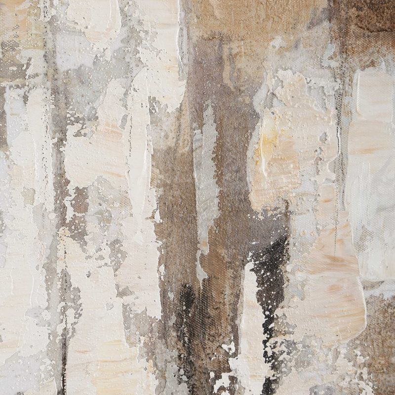 «Uttermost Time To Time», art abstrait peint à la main