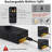 Modern Remote-Controlled Rechargeable LED Vanity Light Bar, Matte Black-1247938958