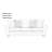 Light Coffee Casual Fabric Sofa