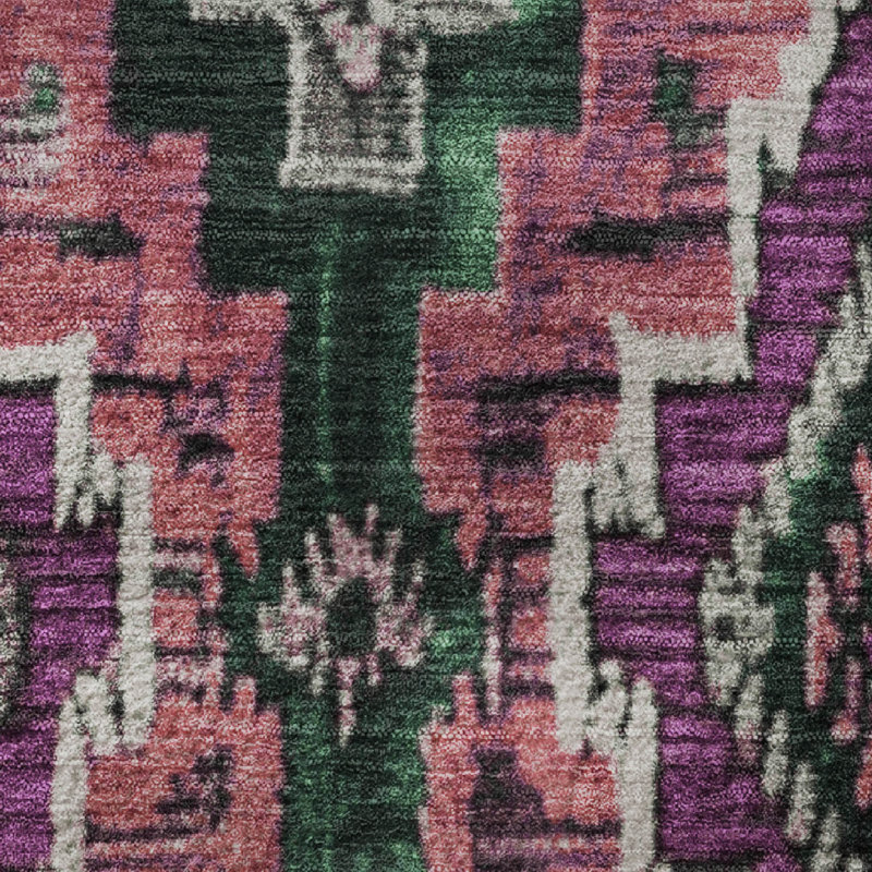 Premium Machine Washable Farolt AMF1891 Aztec Rug, Rectangle 3' x 5'
