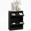 Armoire à chaussures étroite avec tablettes réglables (8 à 12 paires)