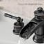 Robinet de salle de bain pour lavabo à 3 trous ORB 8 pouces avec évier escamotable, robinet à deux poignées à levier, robinet de meuble-lavabo et robinet-118499380