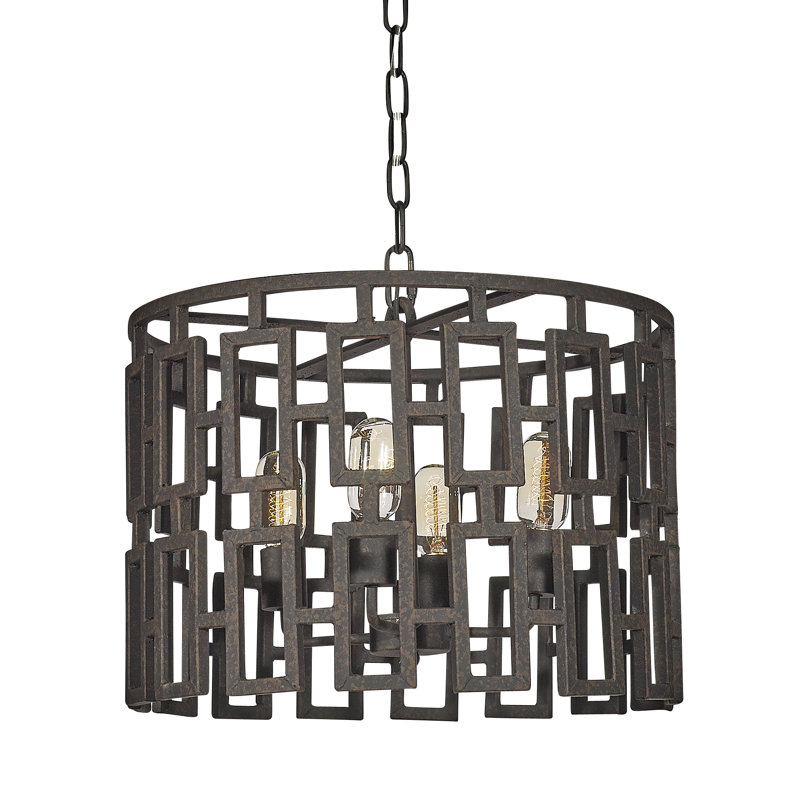 Miami 4-Light Drum Chandelier