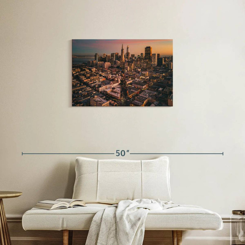 San Francisco Dusk Vibes, 20" H x 30" W