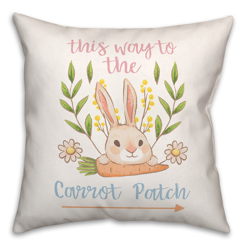 No Pattern And Not Solid Color Throw Pillow, 16" x 16"
