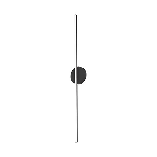 Chute 1 - Light LED Wallchiere, Black, 4.75" H x 47" W x 1.875" D