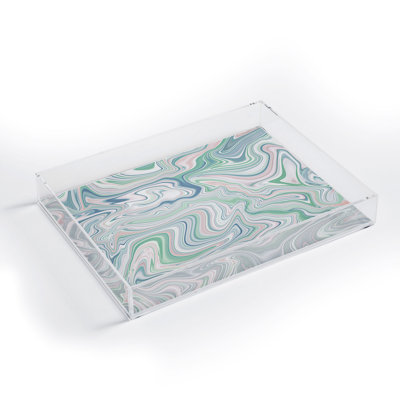 Plateau de table basse en acrylique Dray Love Spell