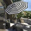 Parasol de patio blanc mat 11 pi.-10839844