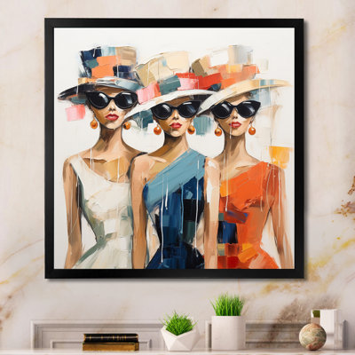 " Woman With Fashion Hats II "